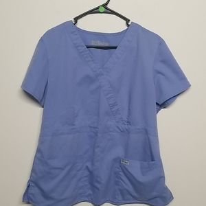 Grey's Anatomy Scrub Top. Ceil Blue. Size XL